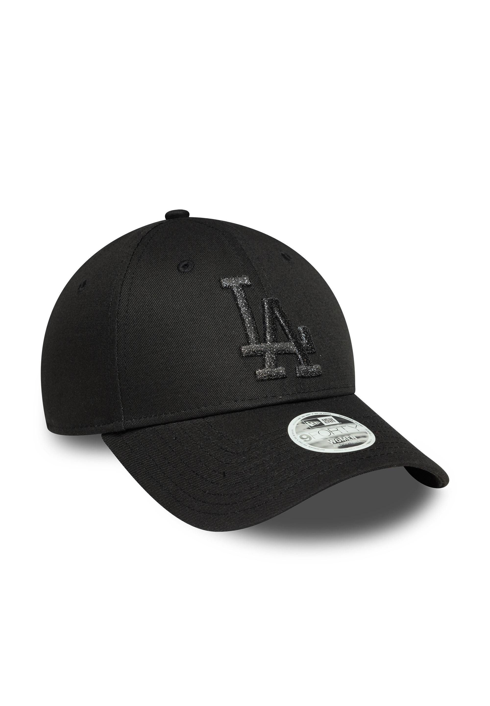 New Era Baseball Cap Los Angeles Dodgers New Era 9Forty Metallic Logo Women Cap Schwarz (1-St)