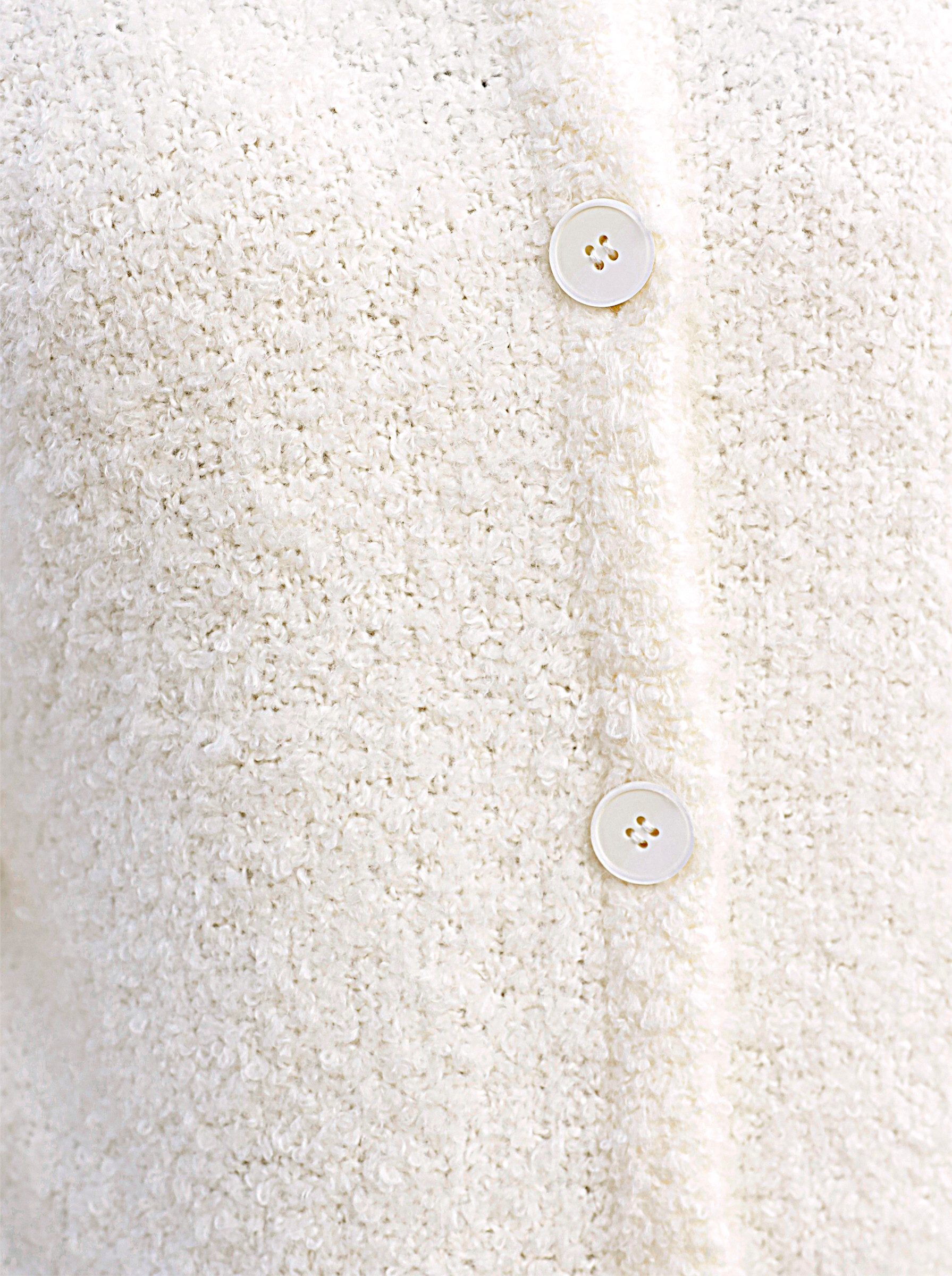 heine Strickjacke Strickjacke Langarm Bouclé