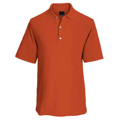 Poloshirt Herren Orange Gr.S Hemd Top Sport Kleidung Kurze Ärmel