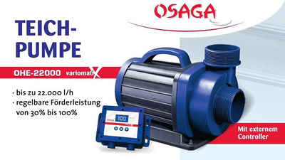 Osaga Teichpumpe Osaga regelbare Teichpumpe OHE Variomatix 10-22-30000 Liter