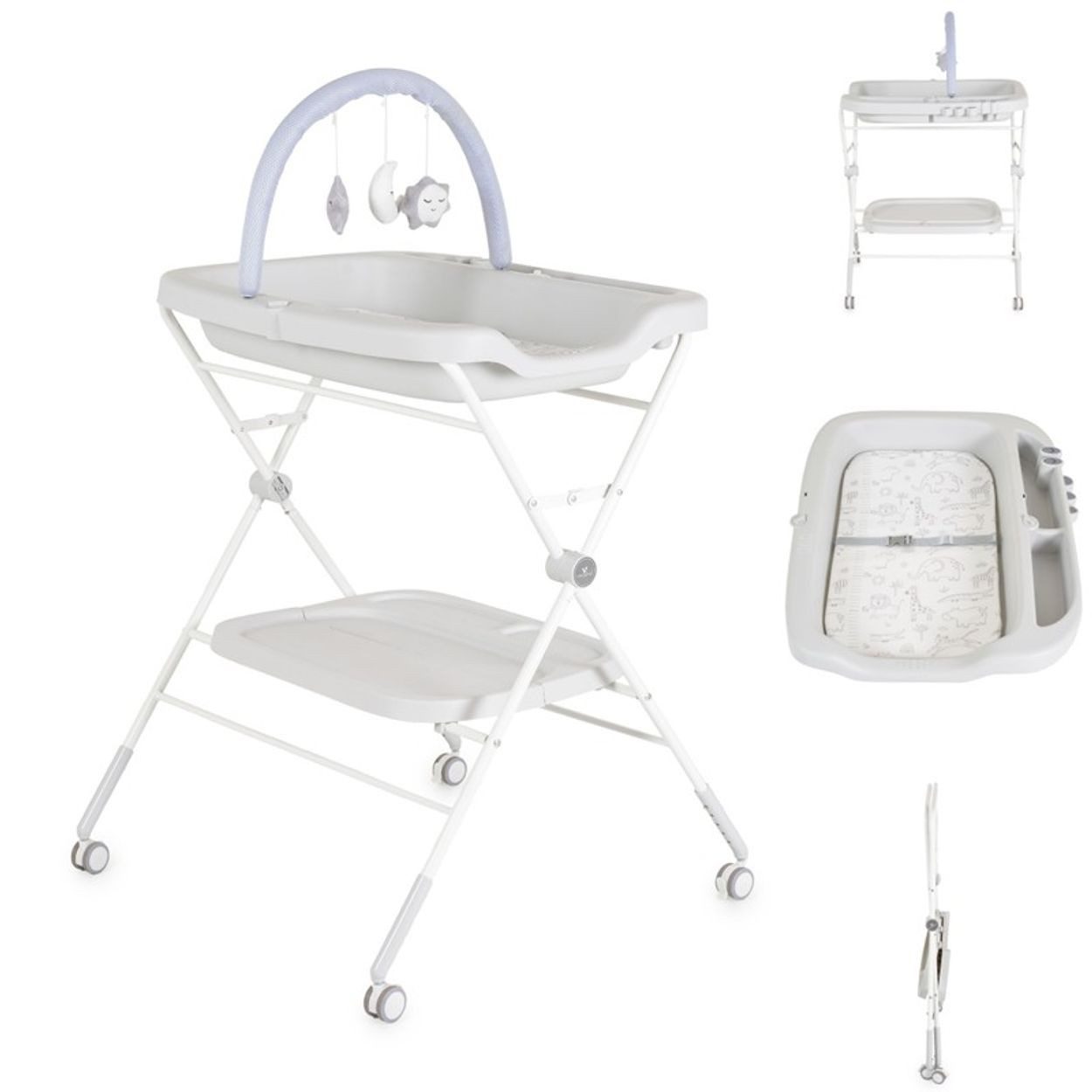 Wickelauflage Wickeltisch Croco klappbar