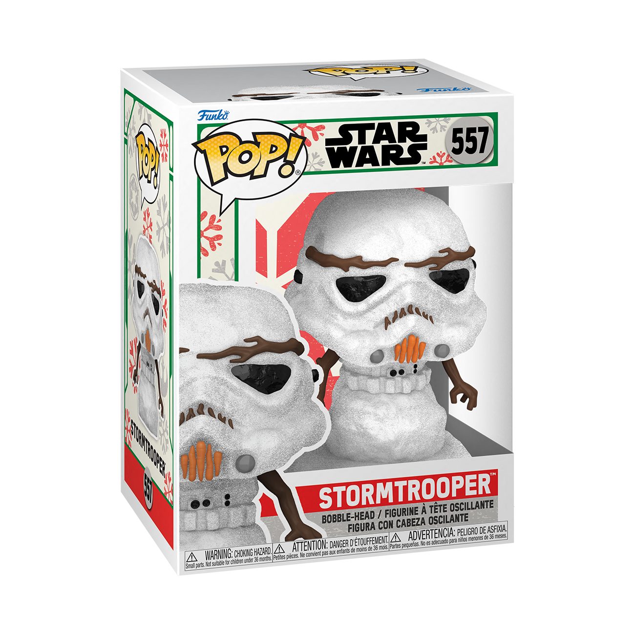 Funko Wars: Star Funko Holiday POP! #557 Actionfigur Snowman - Stormtrooper