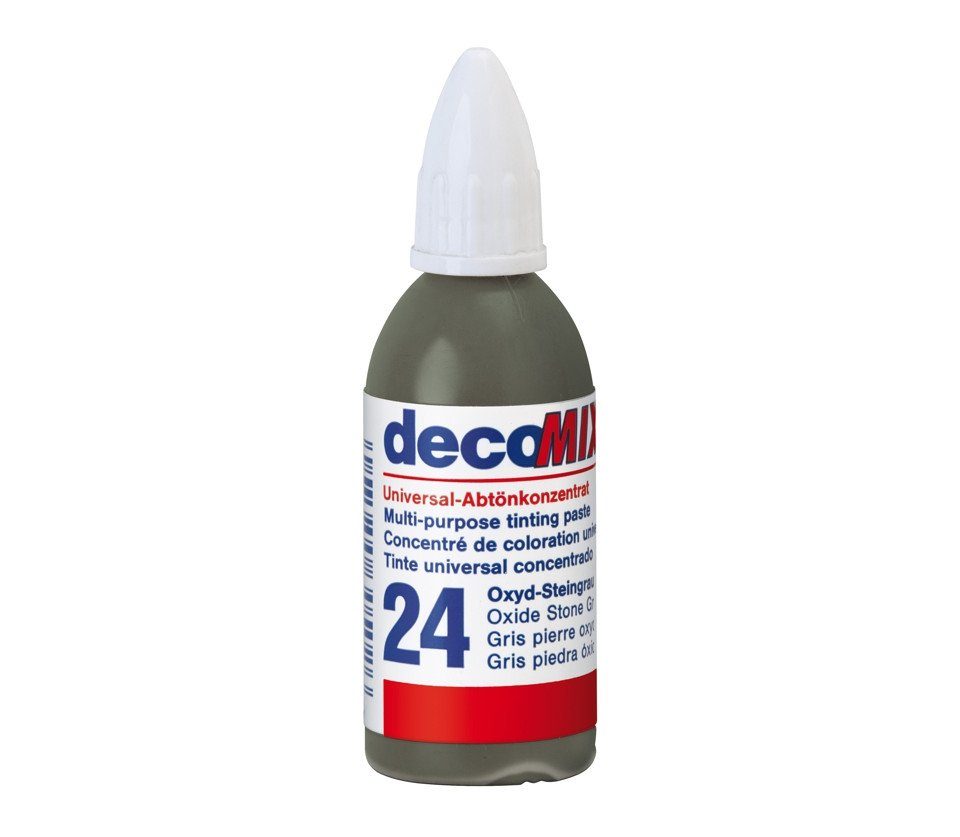 decotric® Vollton- und Abtönkonzentrat ml Abtönfarbe Decotric 20 steingrau