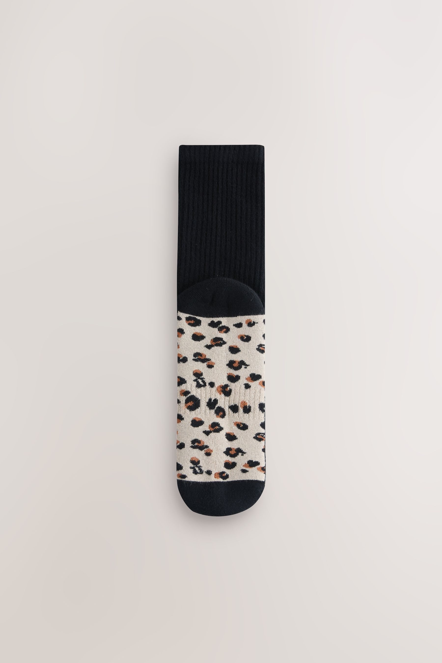 Next Kurzsocken Sportsocken mit Animalprint + Fußbett, 3er-Pack (1-Paar)
