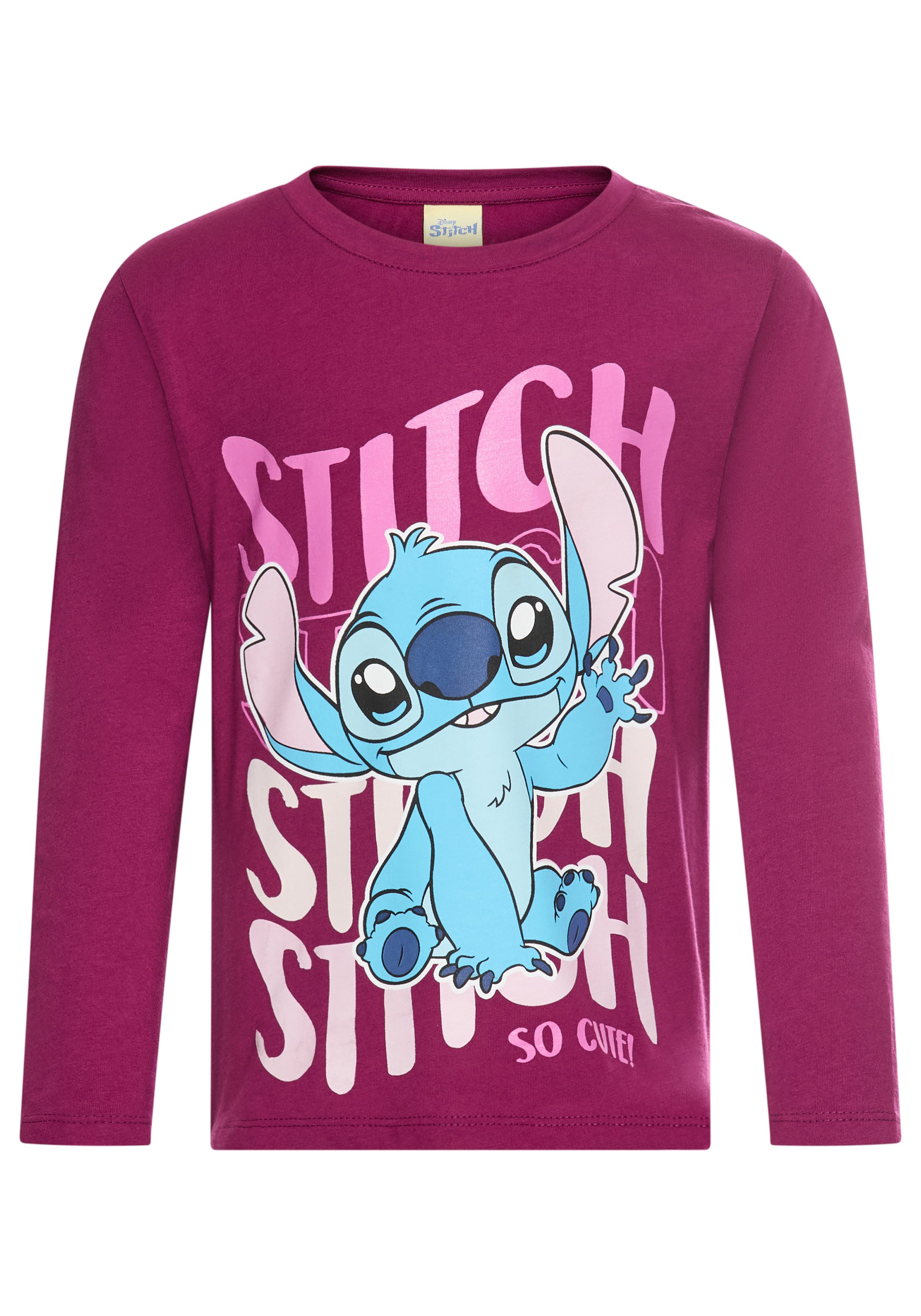 KIDSWORLD Langarmshirt STITCH - Disney Shirt Disney STITCH – Bild 5 von 5
