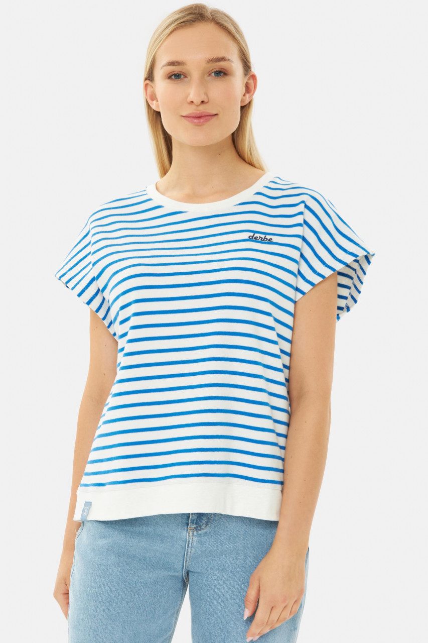 Derbe T-Shirt Interstriped Damen Oversize T-Shirt günstig online kaufen