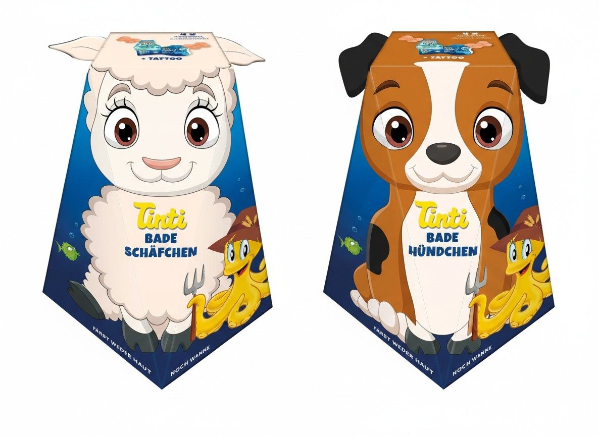 TINTI Badespielzeug Tinti Bade Tiere (Schaf/Hund)