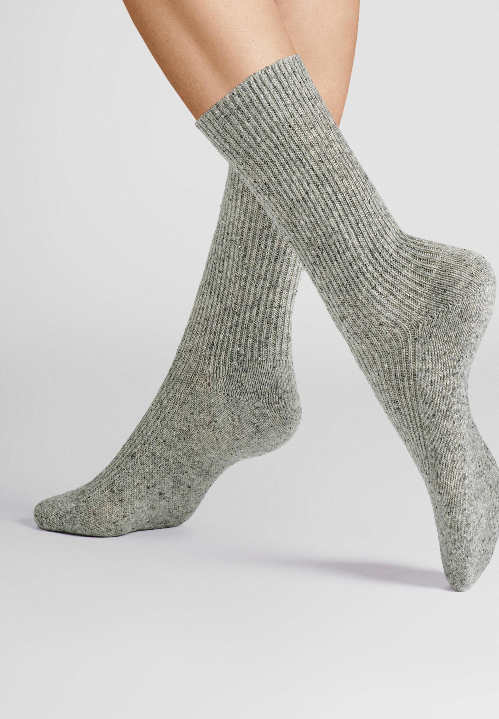 Hudson Basicsocken Winter Rib (1-Paar) Socken mit klassischem Ripp-Muster