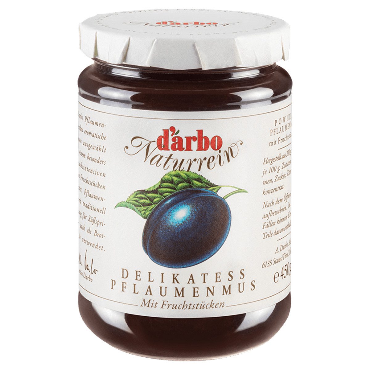 darbo Fruchtaufstrich, Darbo Pflaumenmus