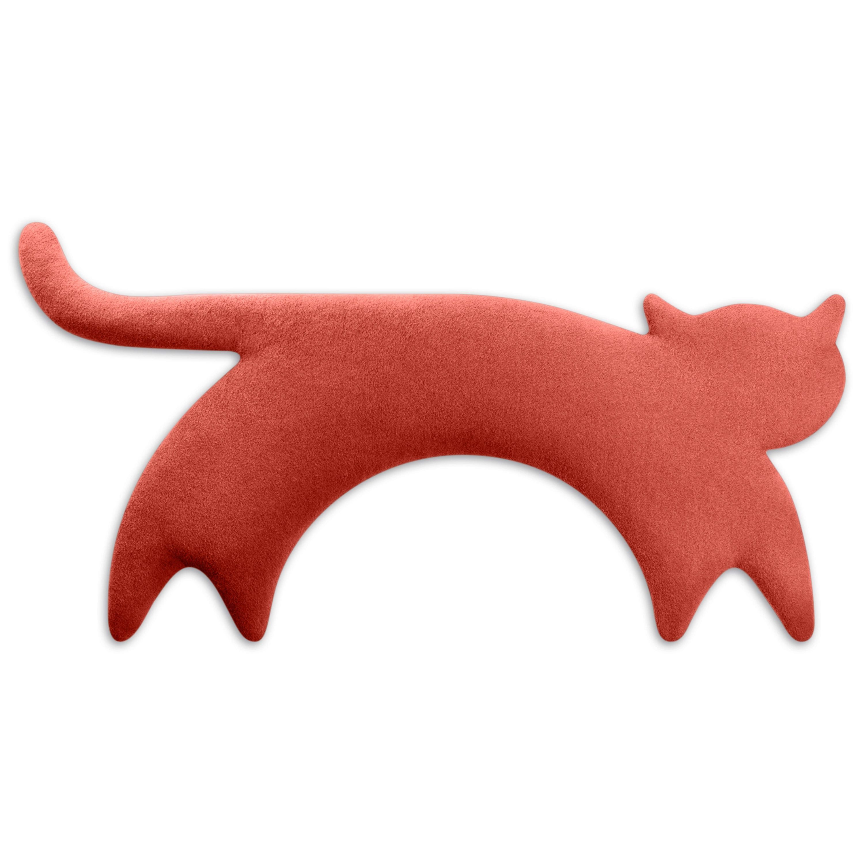 Leschi Wärmekissen für die Mikrowelle, Körnerkissen Nacken & Schulter, Nackenwärmer Katze