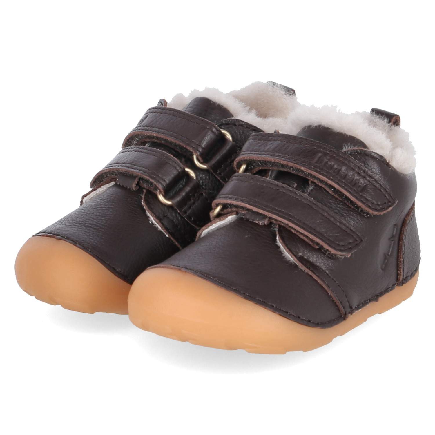 Bisgaard Bisgaard Lauflernschuhe 24113-1262 Unisex Glattleder brown Schlupfstiefel