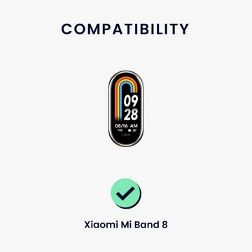 kwmobile Uhrenarmband Ersatz Bügelpolster für Xiaomi Mi Band 8, mit Kunstleder Polster