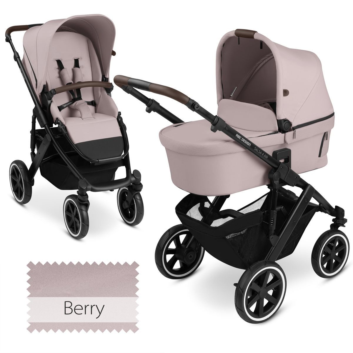 Kombi-Kinderwagen Salsa 4 Air - Pure Edition - Berry