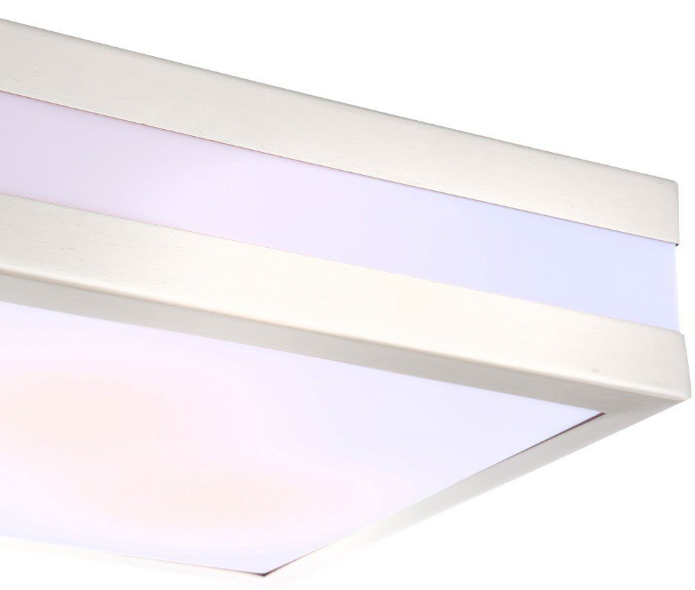 inklusive, 6 Warmweiß, IP44 Außenlampe Leuchtmittel etc-shop Außenleuchte Leuchte LED Lampe Watt Außen-Deckenleuchte, Beleuchtung