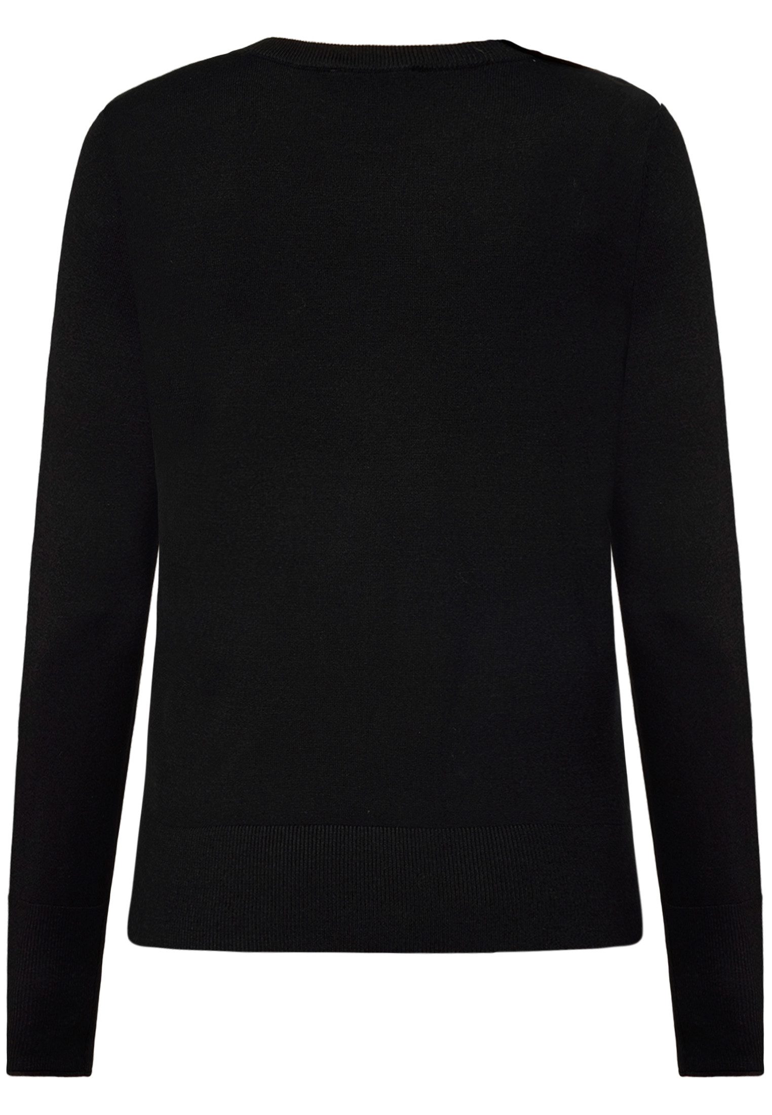 Zero Strickpullover Damen mit Stehkragen (1-tlg) Material