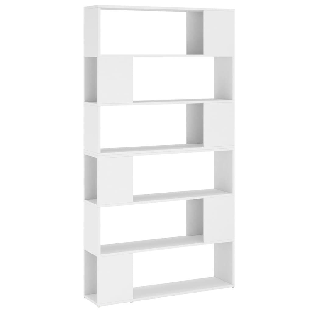 vidaXL Regal Bücherregal Raumteiler Weiß 100x24x188 günstig online kaufen