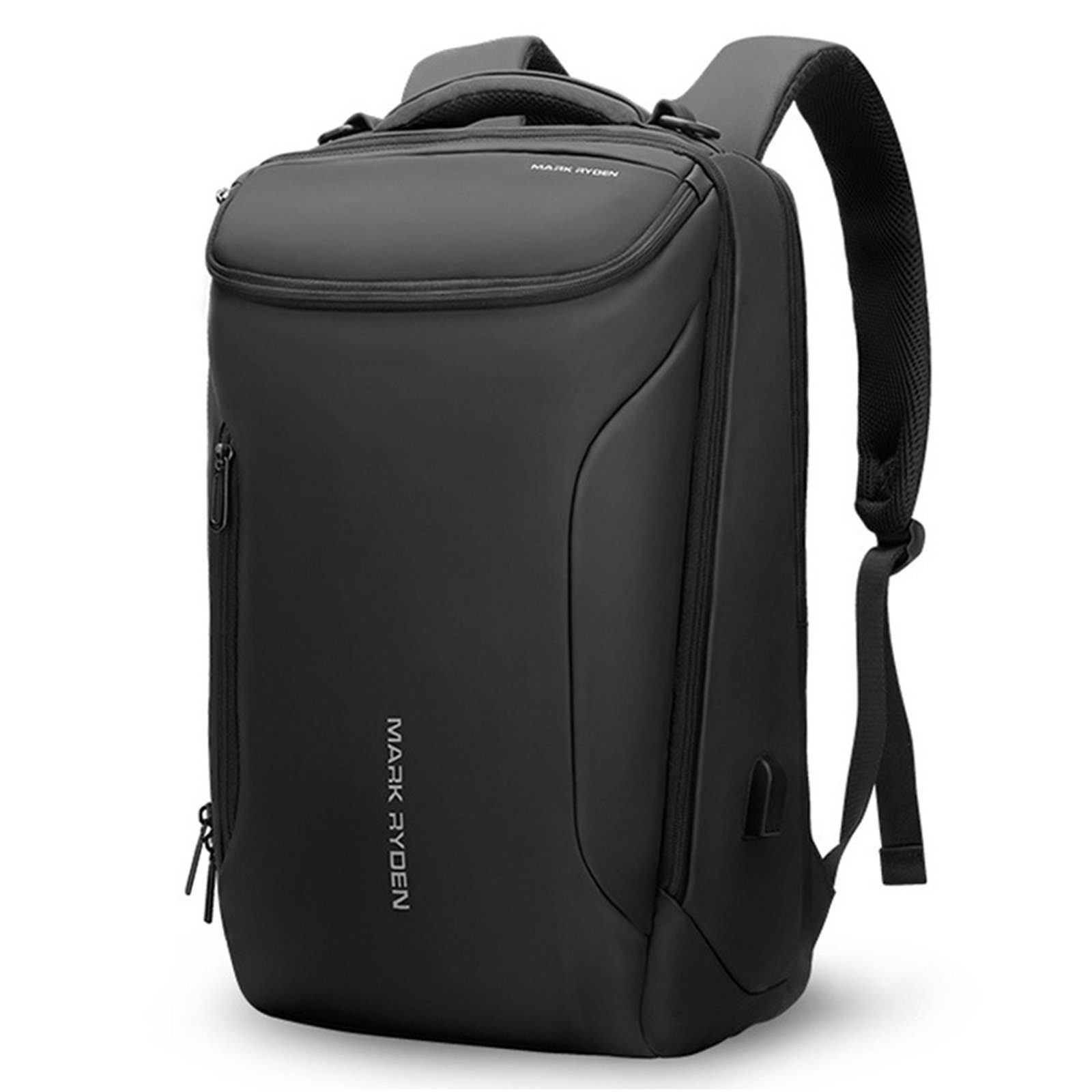 USB-Lade-Anschluss, Herren (Reisen Damen Handgepäck, für Laptop Schwarz Rucksack Reisen Arbeit Laptoptasche Rucksäcke Laptoprucksack Backpack Jungen mit Teenager Laptopfach), Tasche Freizeitrucksack Anti-Diebstahl, Business Laptop Rucksack Reiserucksack Freizeit Schule REDOM Uni Notebook mit