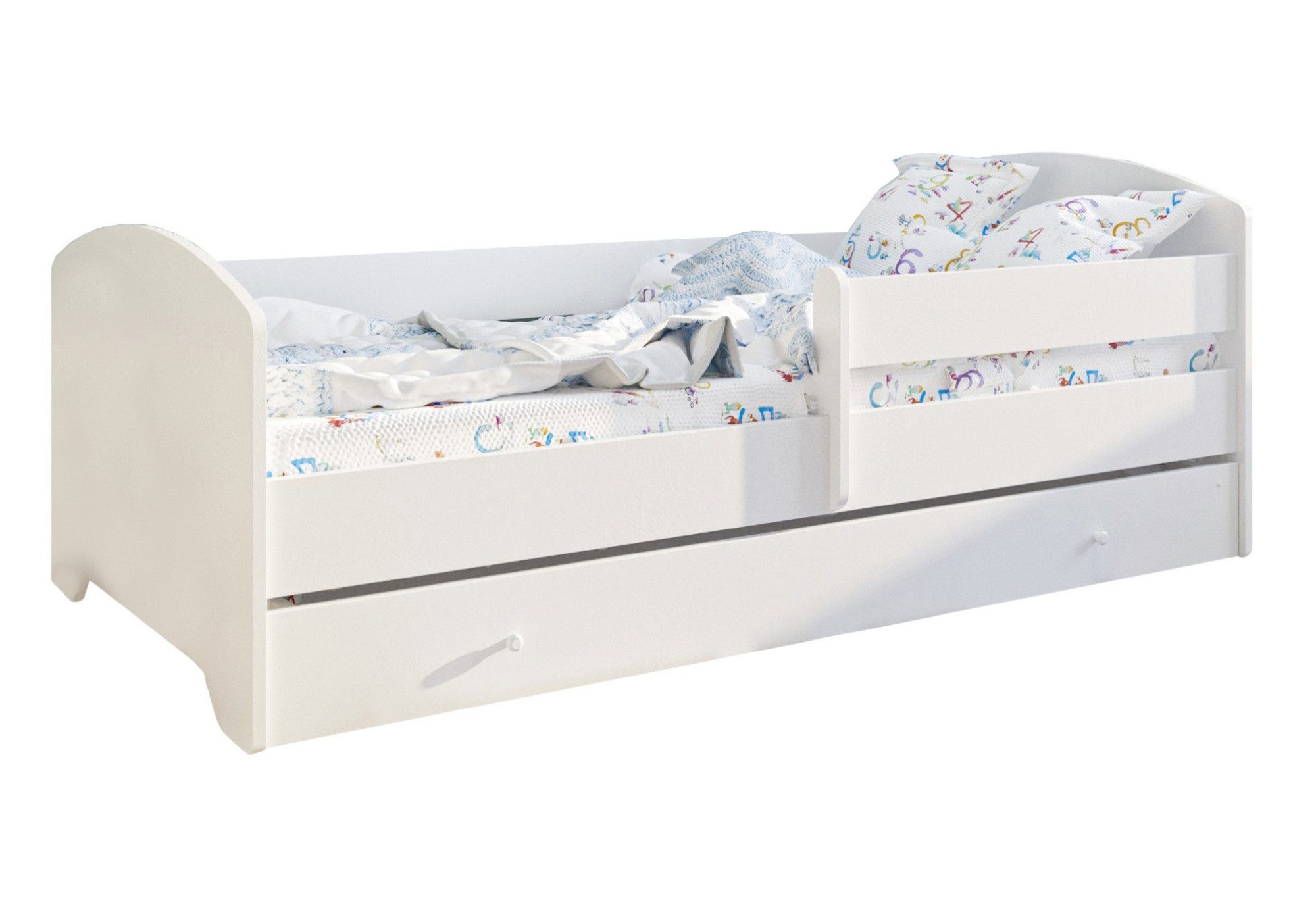 Kids Collective Kinderbett Komplettbett 70x140 cm, 80x160 cm mit Matratze u günstig online kaufen