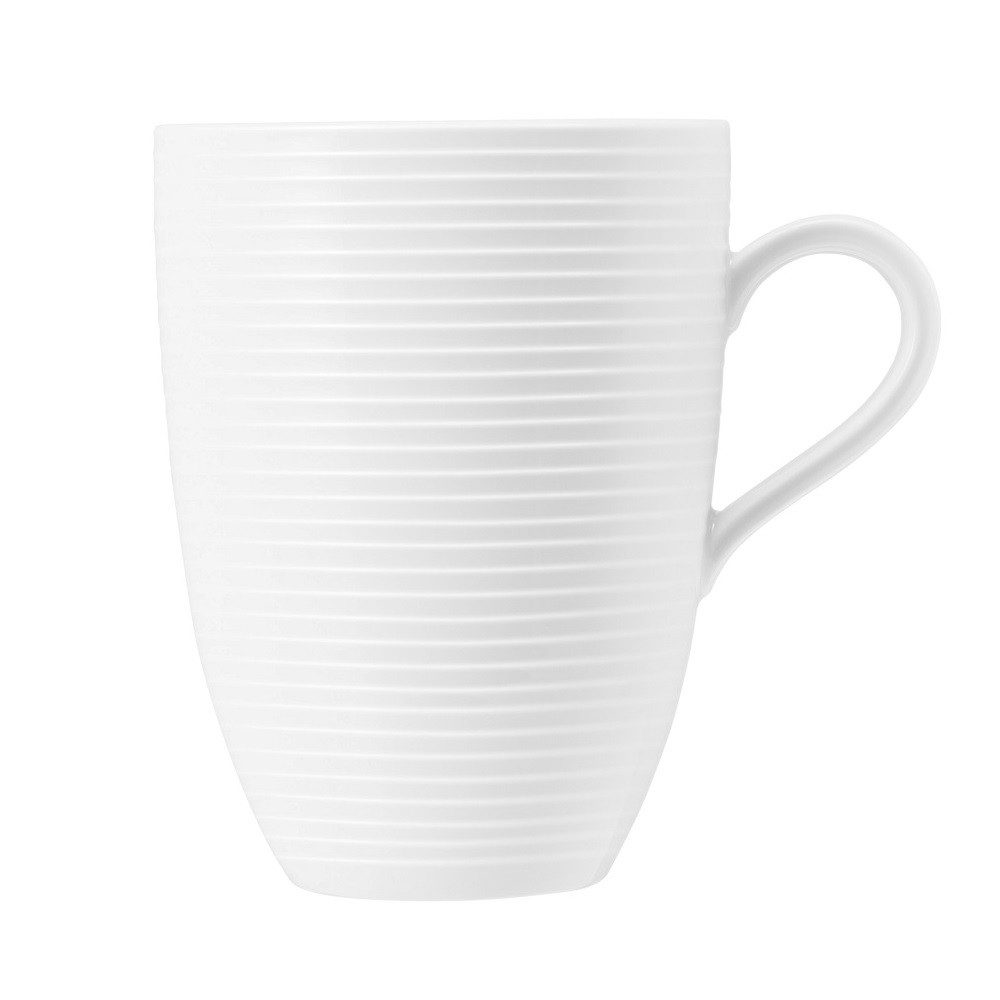 Seltmann Weiden Becher Seltmann Weiden Beat weiß Becher mit Henkel 0,35l, Porzellan