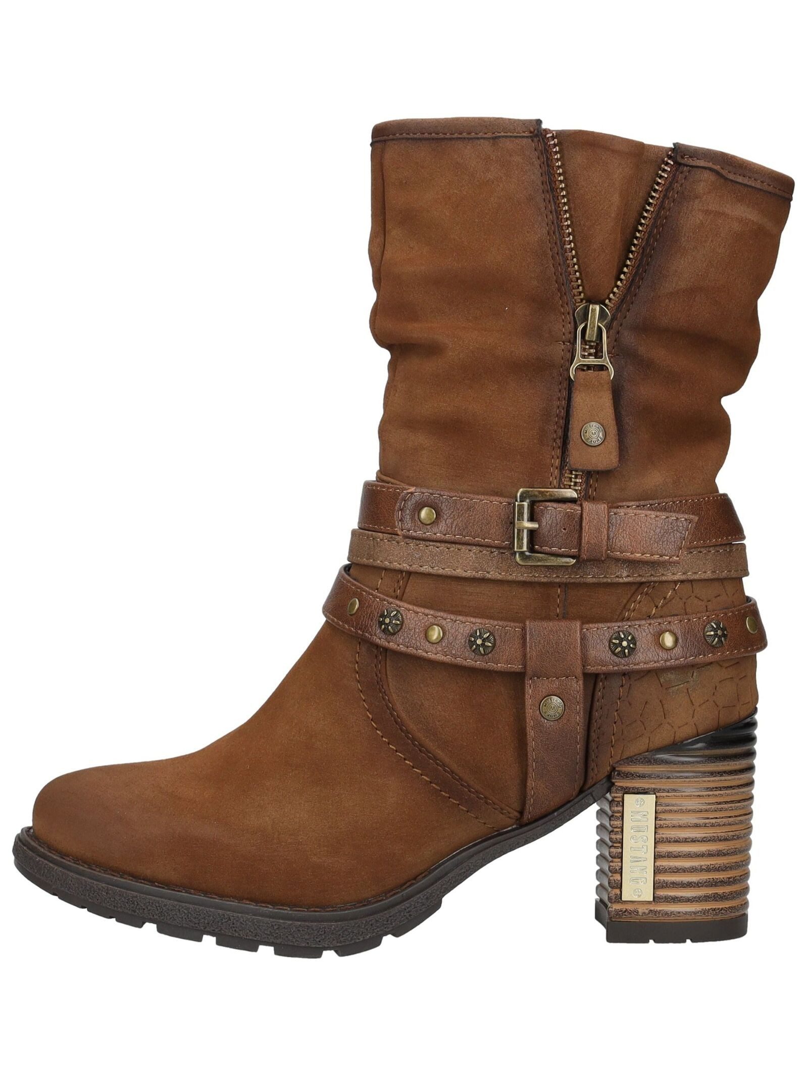 Mustang Shoes Mustang Shoes Stiefelette Lederimitat High-Heel-Stiefelette günstig online kaufen