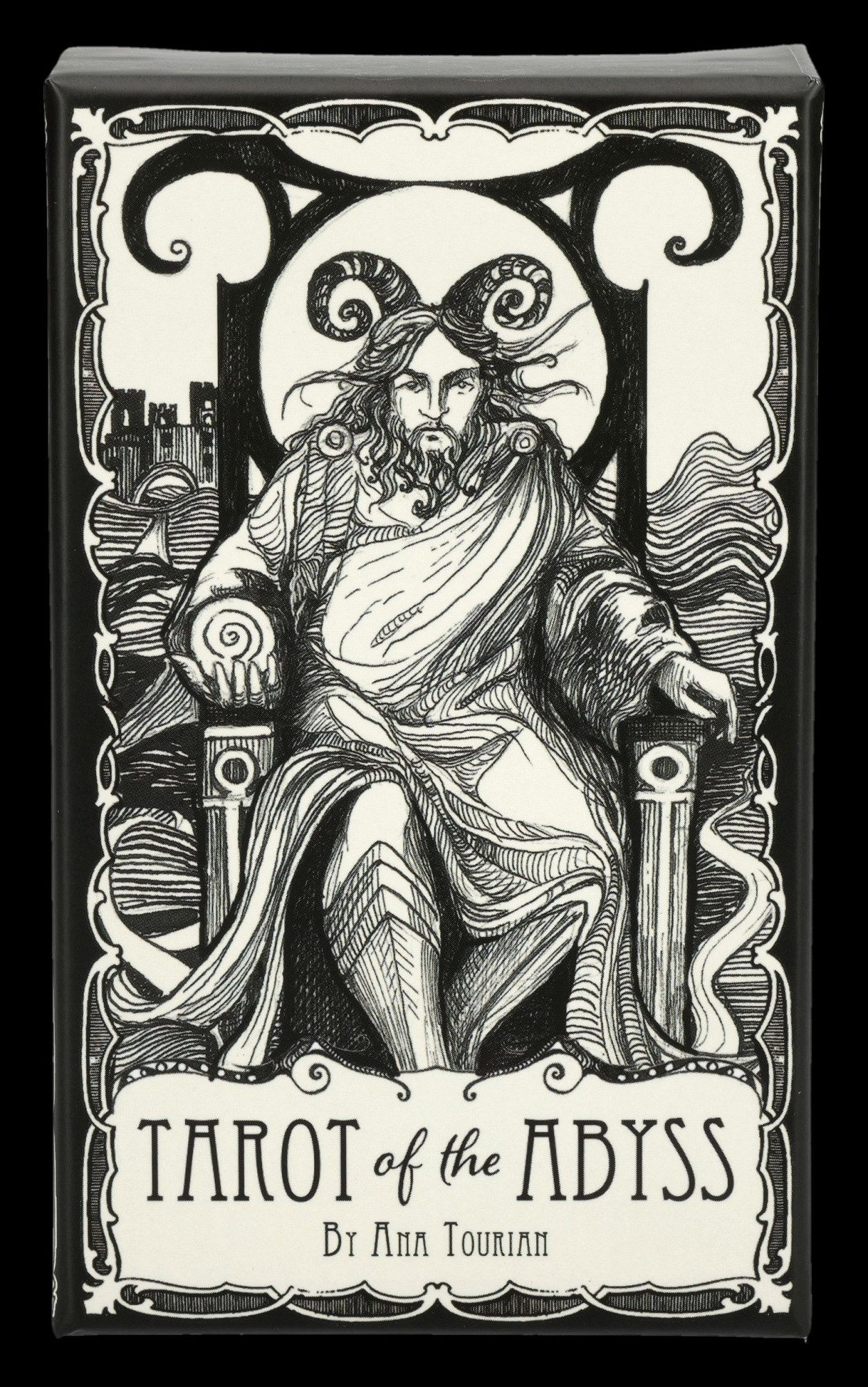 Figuren Shop GmbH Dekoobjekt Tarotkarten Set – Tarot of the Abyss Deck 80 Karten Handbuch Deko