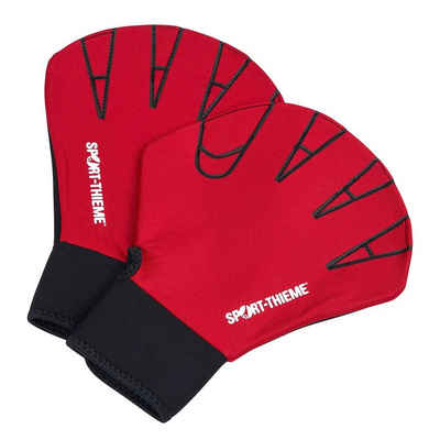 Sport-Thieme Schwimmhilfe Aqua-Fitness-Handschuhe, Durch Klettverschluss am Handgelenk individuell einstellbar
