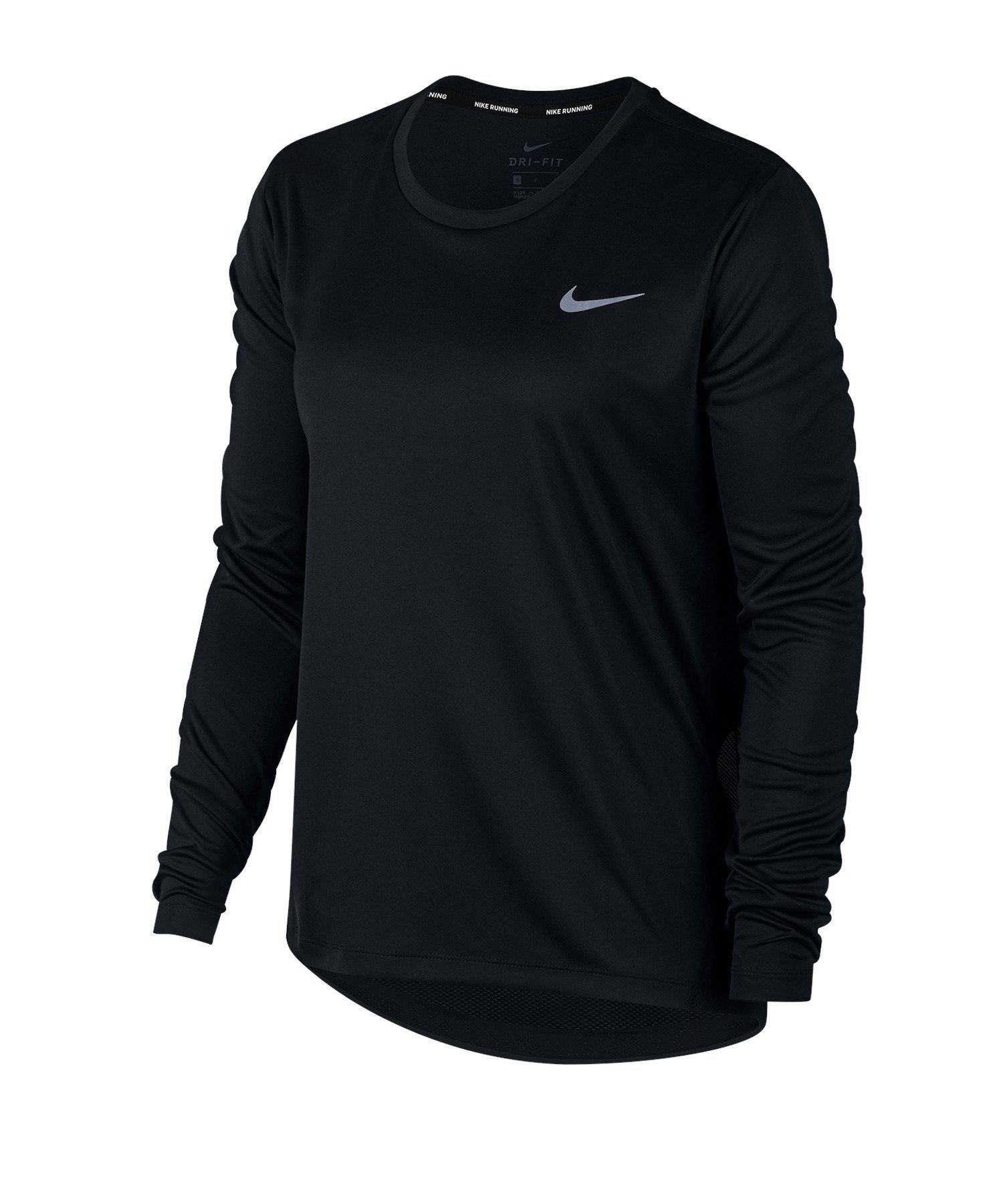 Nike Sweatshirt Miler Shirt langarm Running Damen