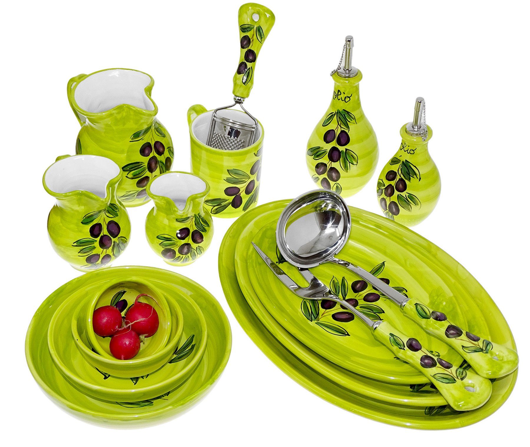 Olive Käsereibe, mit Griff, Keramik, Lashuma Küchenreibe Stahl, Gewürzreibe 22x6 Keramik cm