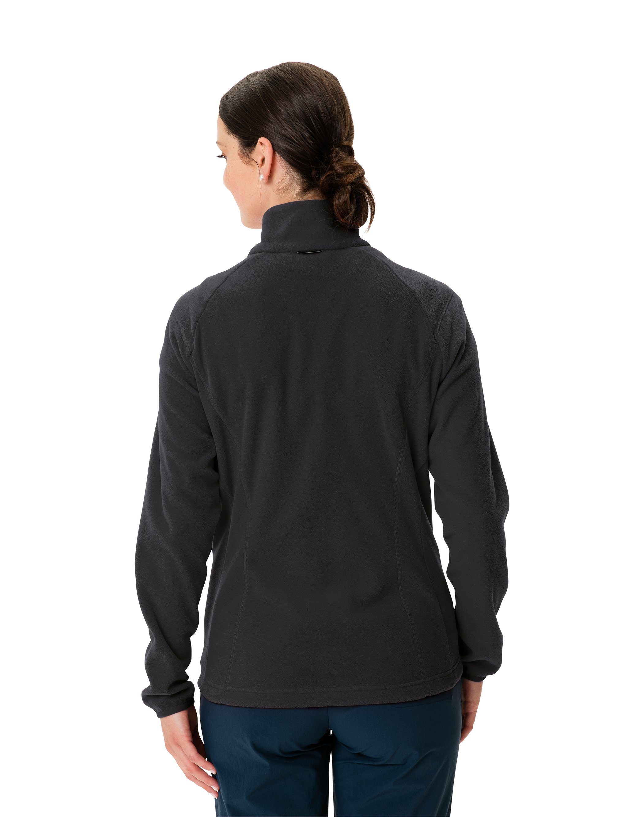 VAUDE Outdoorjacke Women's Rosemoor Fleece kompensiert II black Klimaneutral Jacket (1-St)