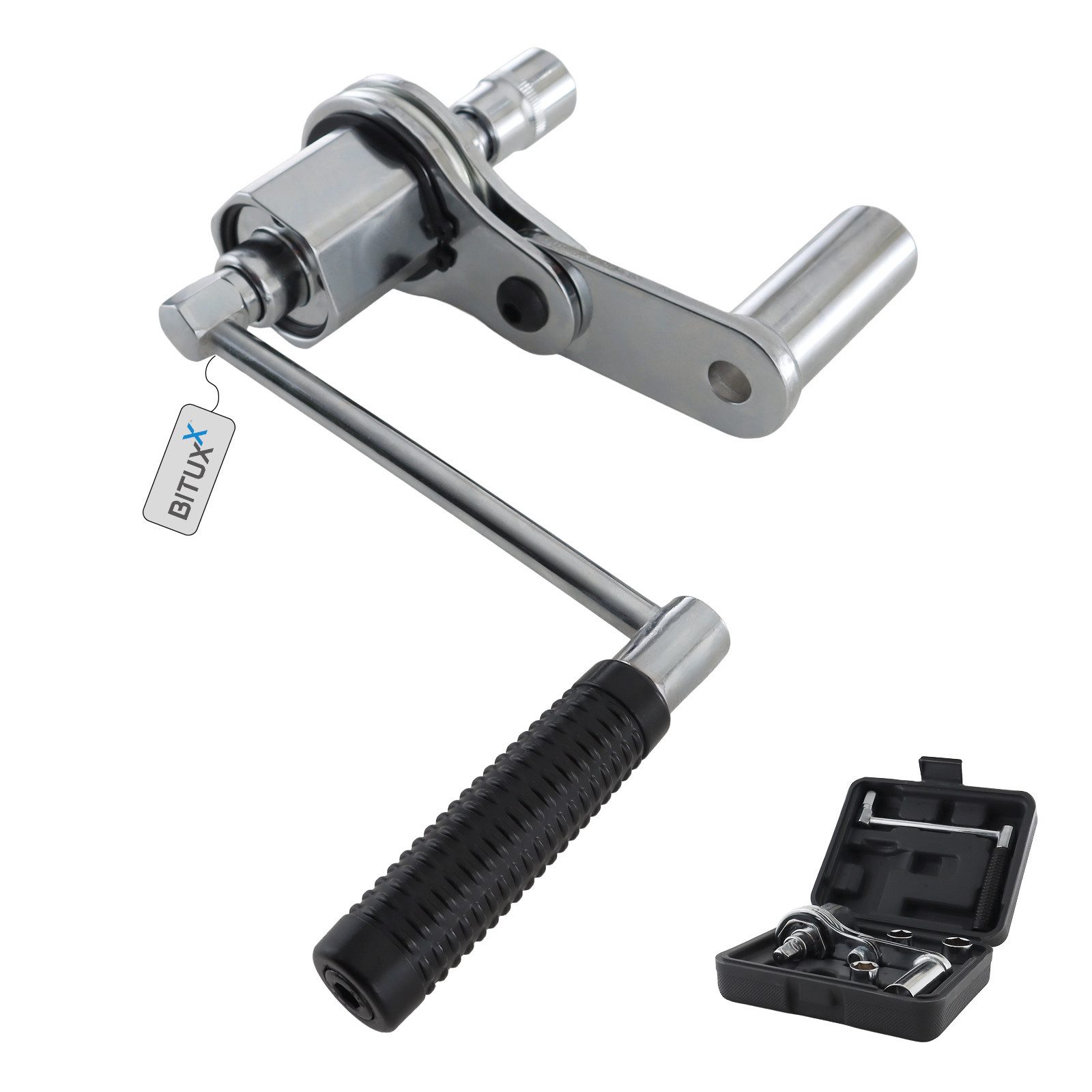 Bituxx Drehmomentschlüssel Drehmomentverstärker für Radwechsel (Set, 4 St., MS-19602), Antrieb 12,5mm (1/2) von Bituxx