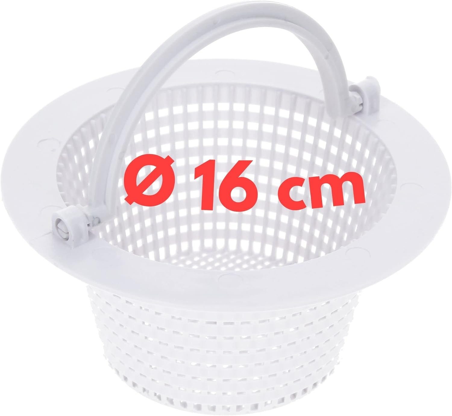 Amapool Poolschlauch Amapool Skimmerkorb zum einfachen entfernen von Verschmutzungen im Poo, (1 St), Amapool Skimmer Korb 16cm I Ersatzkorb für Standard Skimmer I Pool Vor