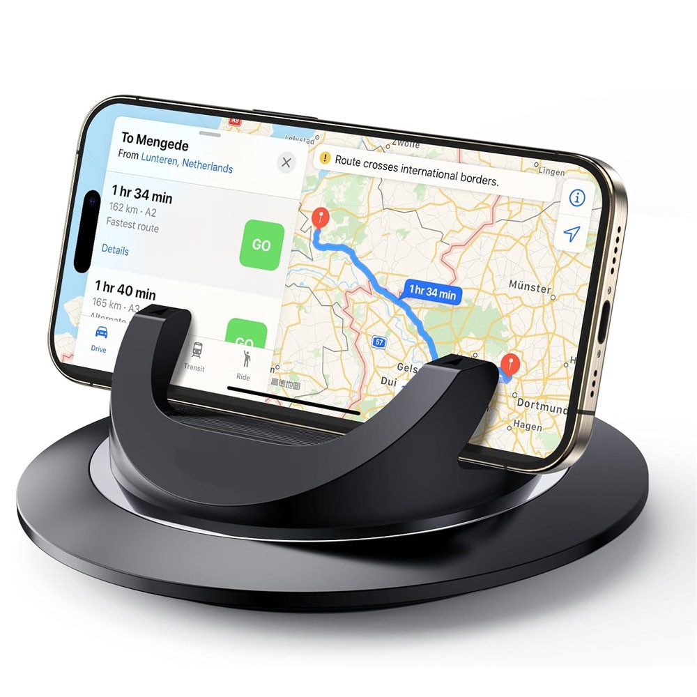 AFKSMILE Handy-Halterung Armaturenbrett Kfz Handyhalter 360° Drehbar Autohalterung, (Handyhalterung Auto, Silikon Universal Car Phone Holder für Smartphone)