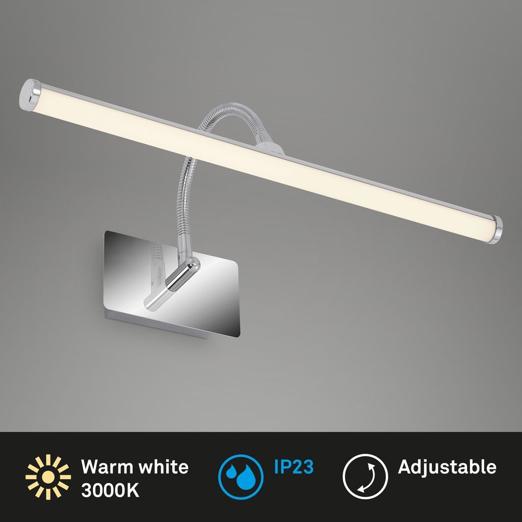 Briloner Leuchten Wandleuchte 2057018, LED fest integriert, 3000K - Warmweiß