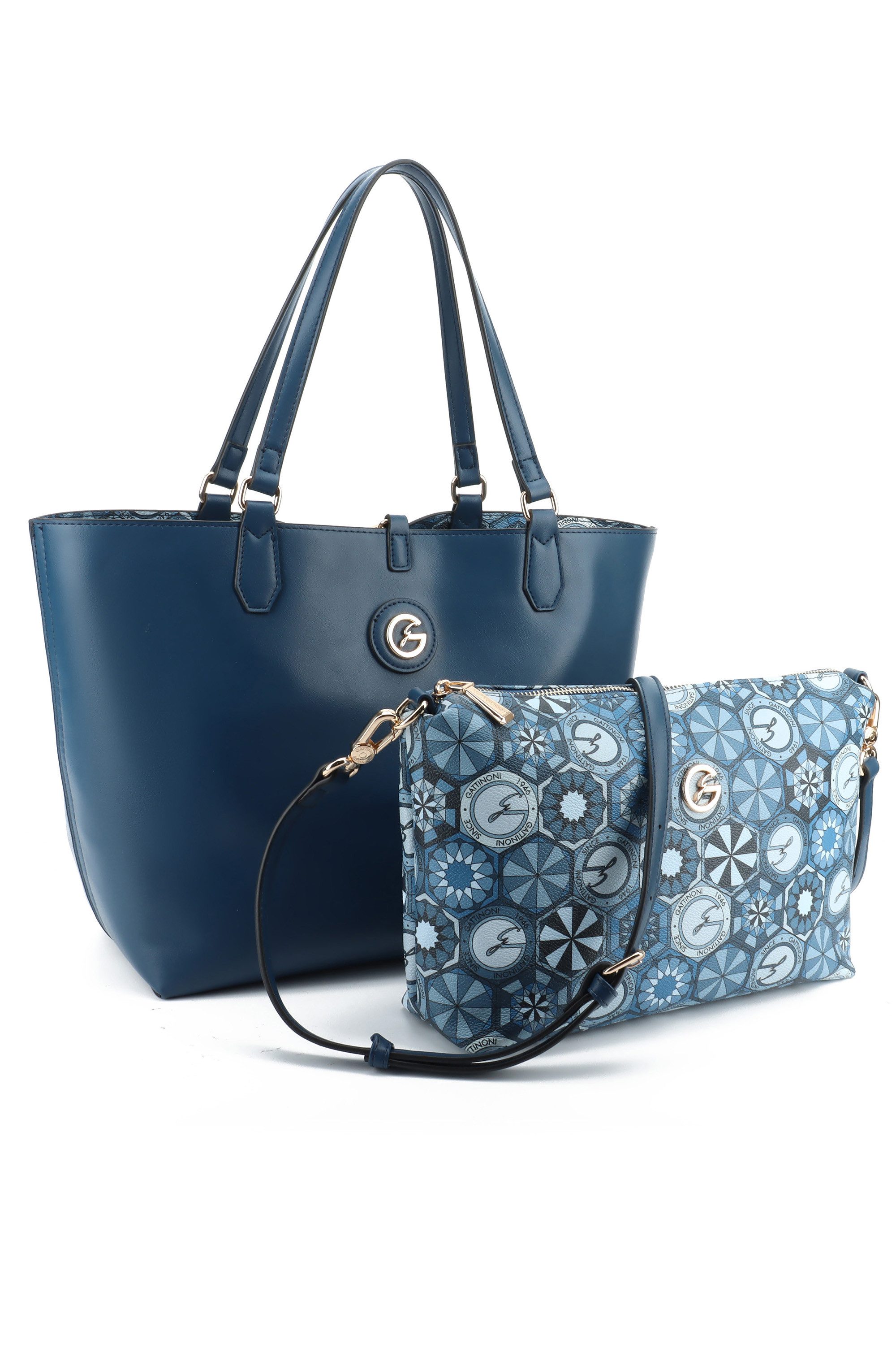Gattinoni Tragetasche Teodosia Reversible Medium Shopping Bag Damen, Tragetasche Damen, Shopper, Strandtasche, Fashion, Lifestyle, Sale