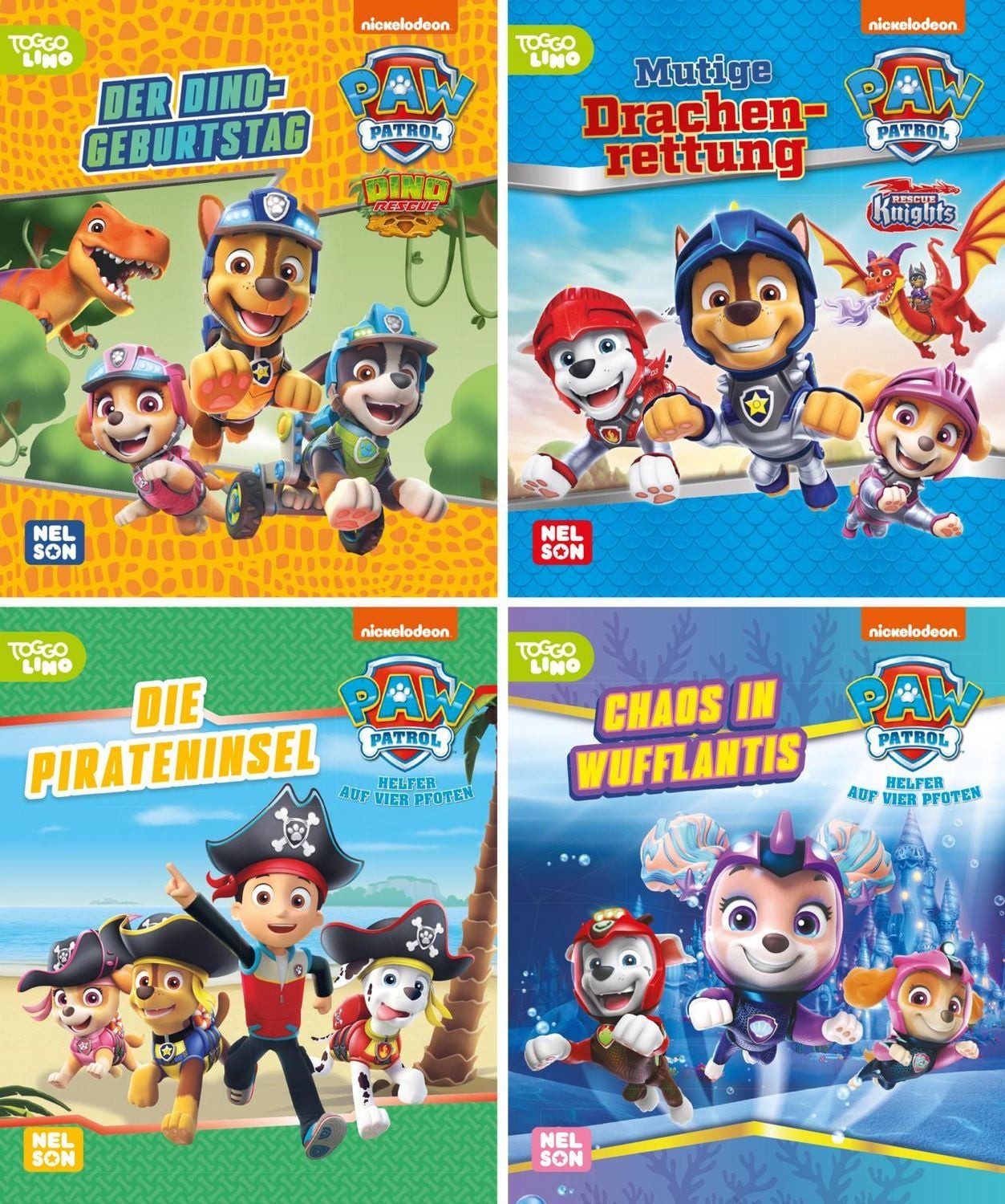 Nelson Mini-Bücher: 4er PAW Patrol 25-28 / diverse