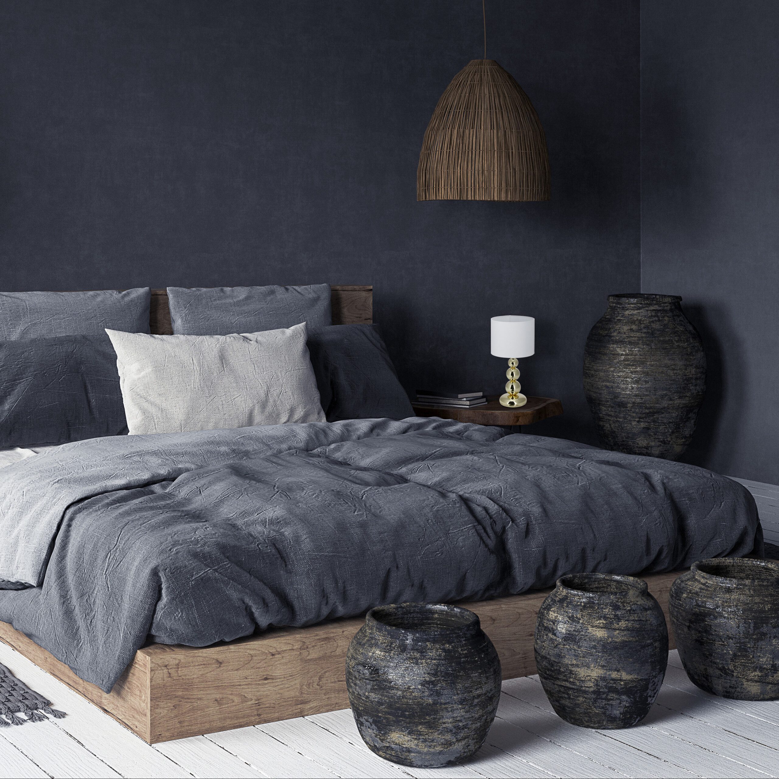 relaxdays Tischleuchte Tischlampe Gold