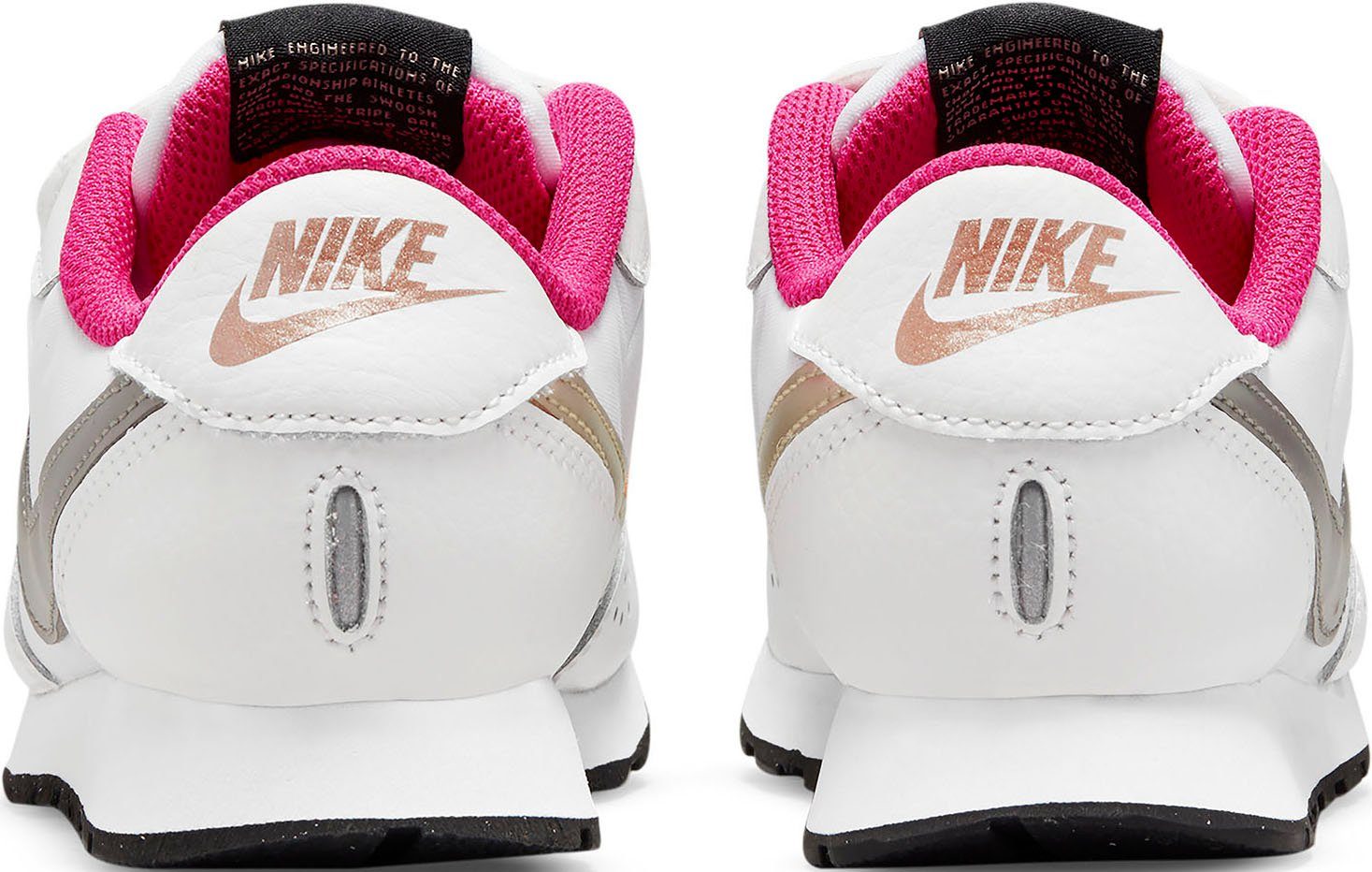 Nike Sportswear MD weiß-pink (PS) mit Sneaker VALIANT Klettverschluss
