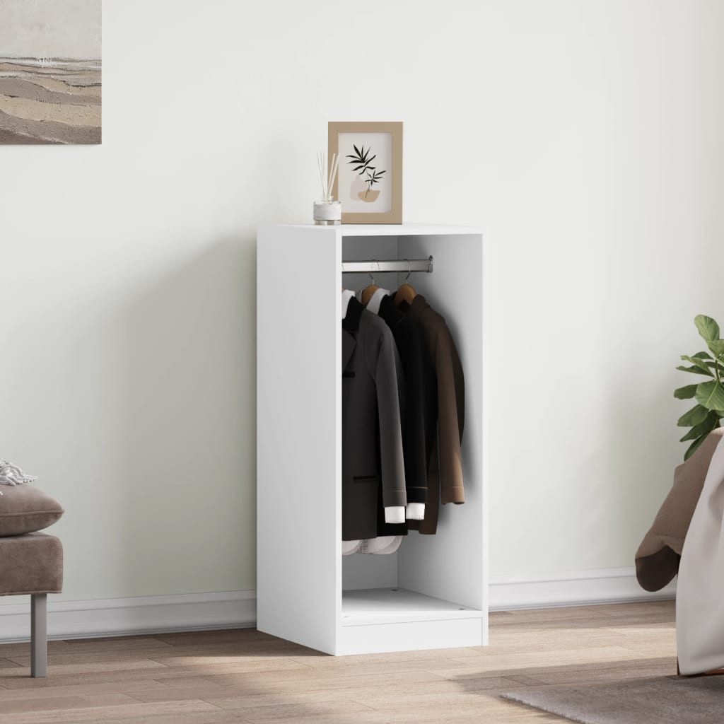 vidaXL Kleiderständer Kleiderschrank Weiß 48x41x102 cm günstig online kaufen