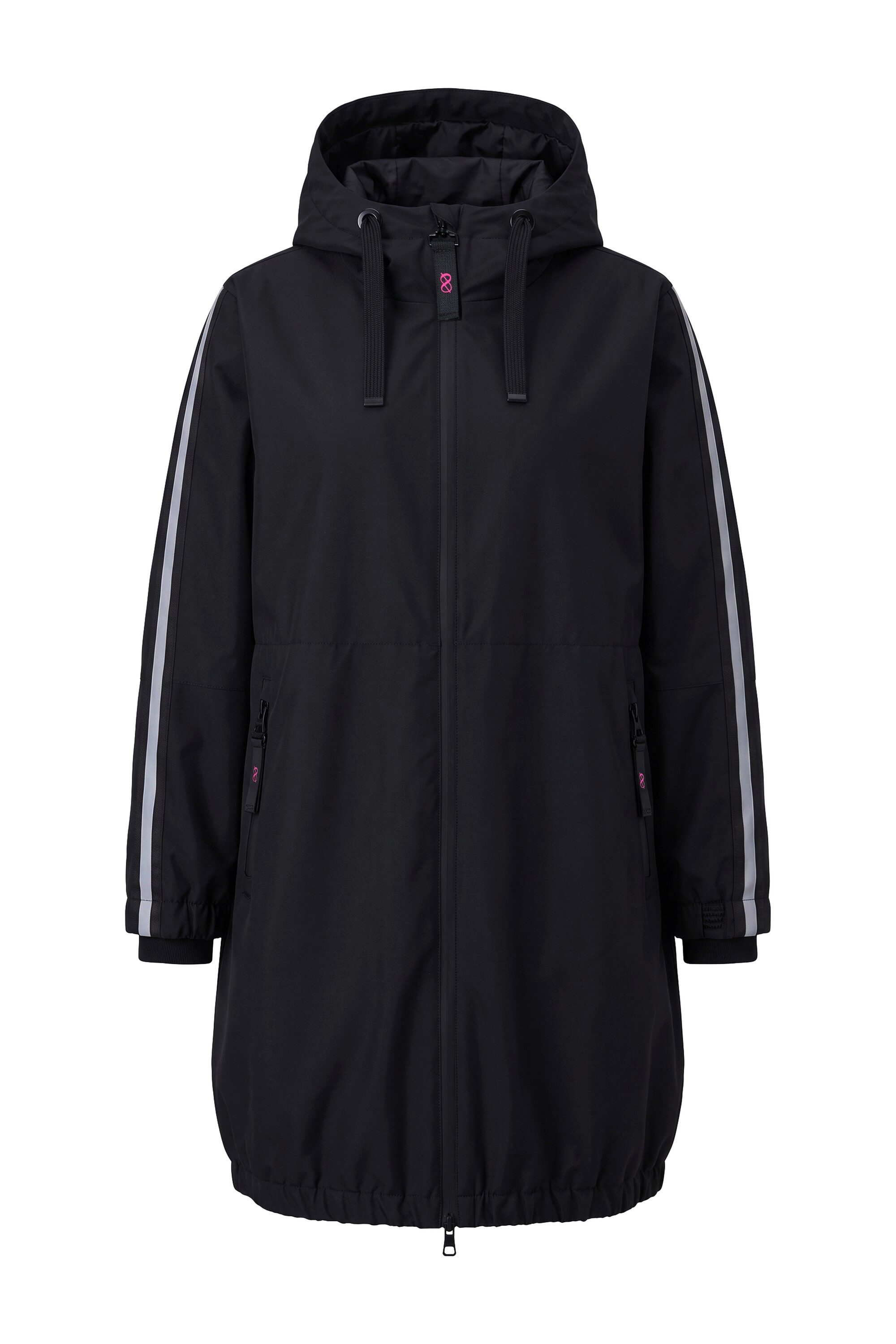 Laurasøn Funktionsmantel Funktionsjacke oversized Steppfutter Kapuze – Bild 2 von 4
