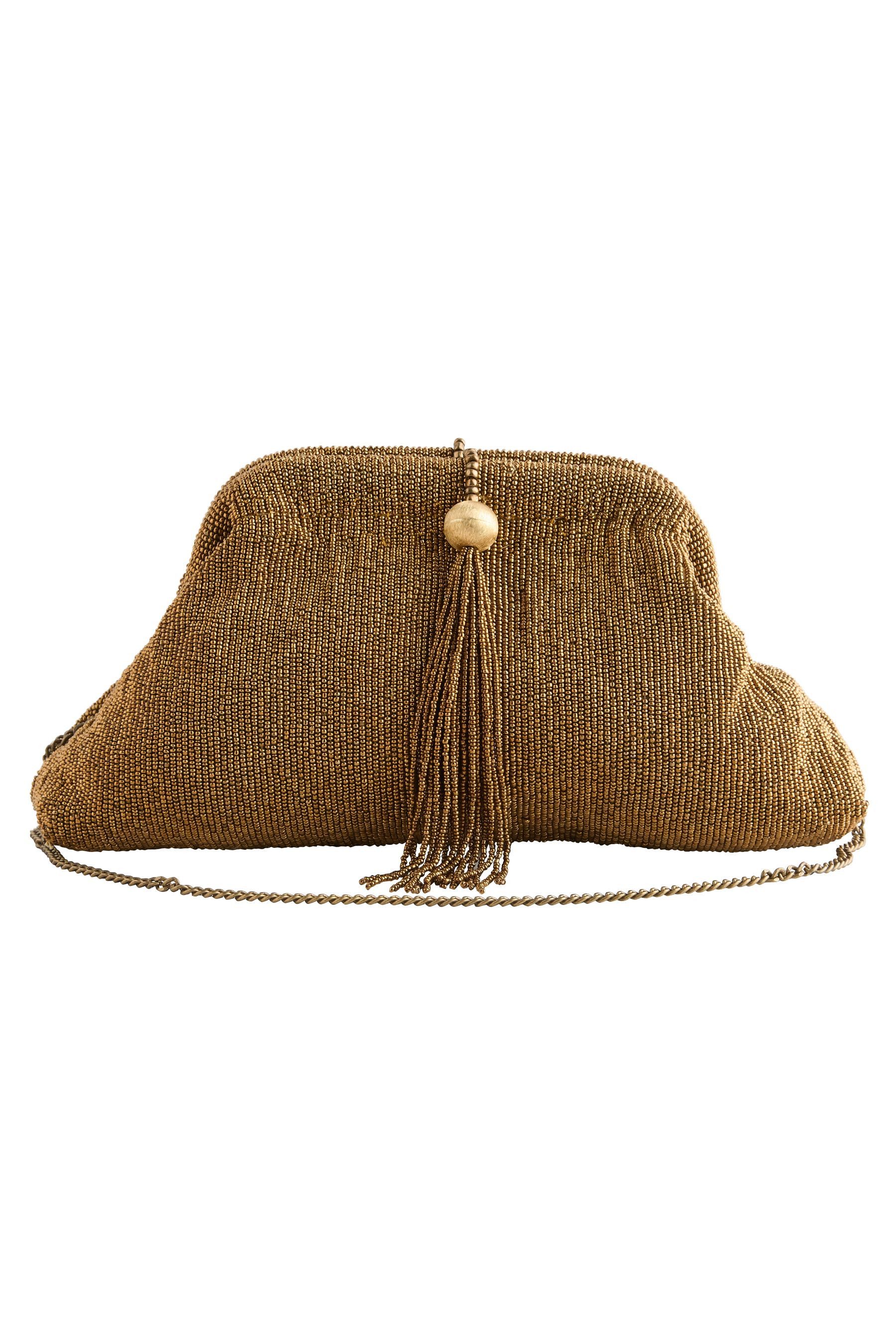 Next Clutch Verzierte Clutch mit Schnappverschluss (1-tlg)