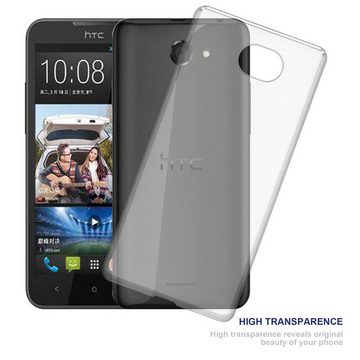 Cadorabo Handyhülle HTC Desire 316 / 516 HTC Desire 316 / 516, Flexible TPU Silikon Handy Schutzhülle - Hülle - ultra slim