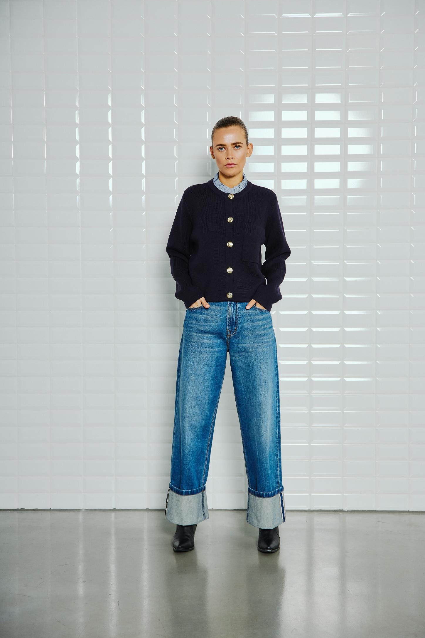 WithBlack Bequeme Jeans