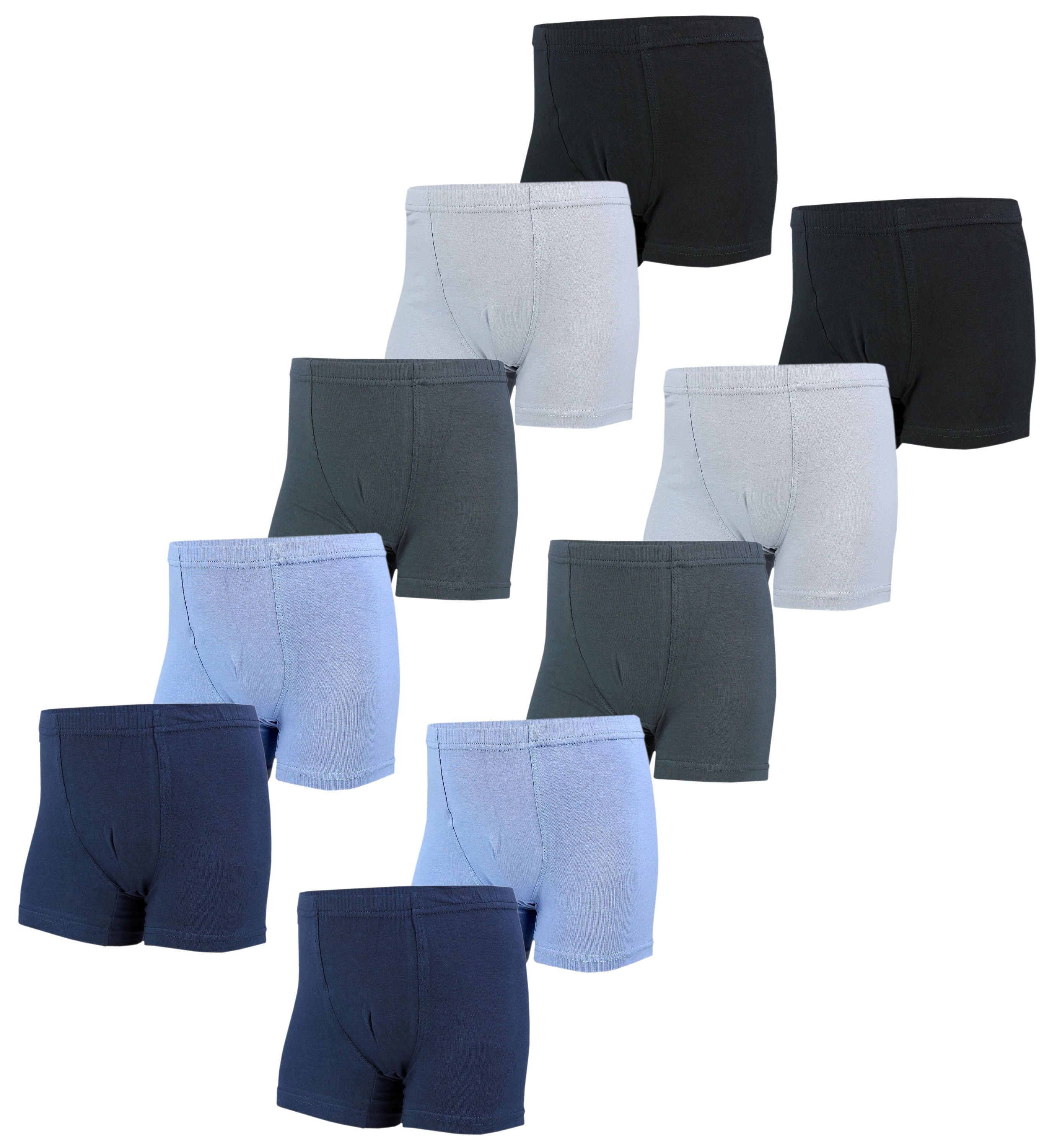 TupTam Boxershorts Jungen Boxershorts Unterhose Kinder Boxer Unterwäsche 10er / 5er Pack