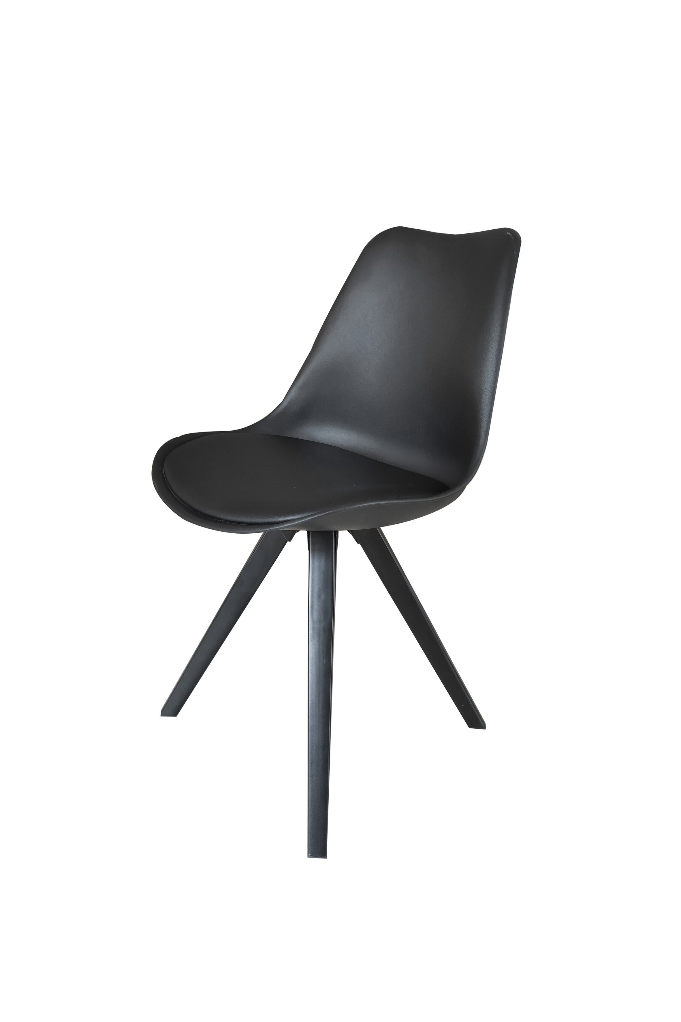 byLIVING Esszimmerstuhl oder Sitzschale grau Sitzkissen, Set), (2er in schwarz, erhältlich mit weiß KIRA