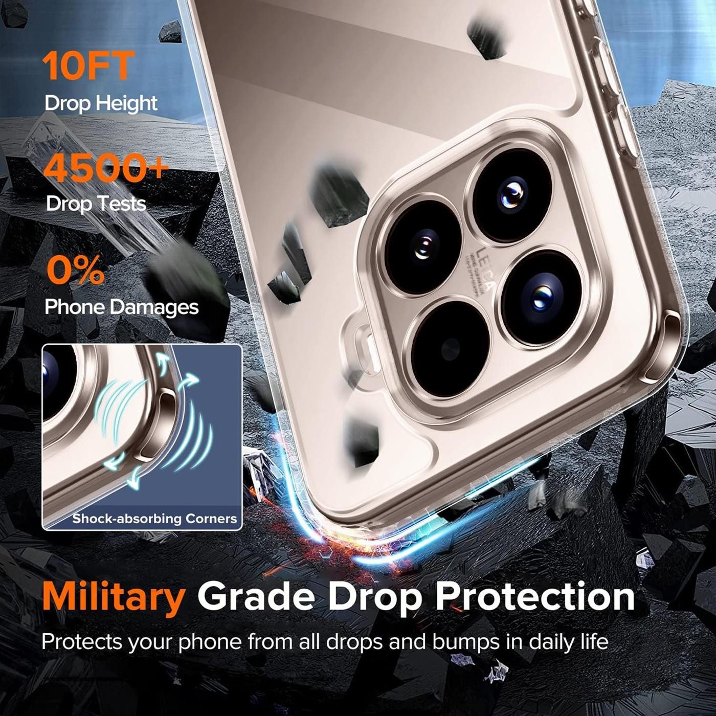 CoolGadget Handyhülle Transparent Ultra Slim Case für Xiaomi 15T Pro 6,83 Zoll, Silikon Hülle Dünne Schutzhülle für Xiaomi 15T Pro 5G Hülle