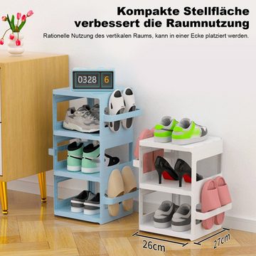 Daisred Schuhregal Schuhregal Steckregal Schuh-Organizer DIY-Regal