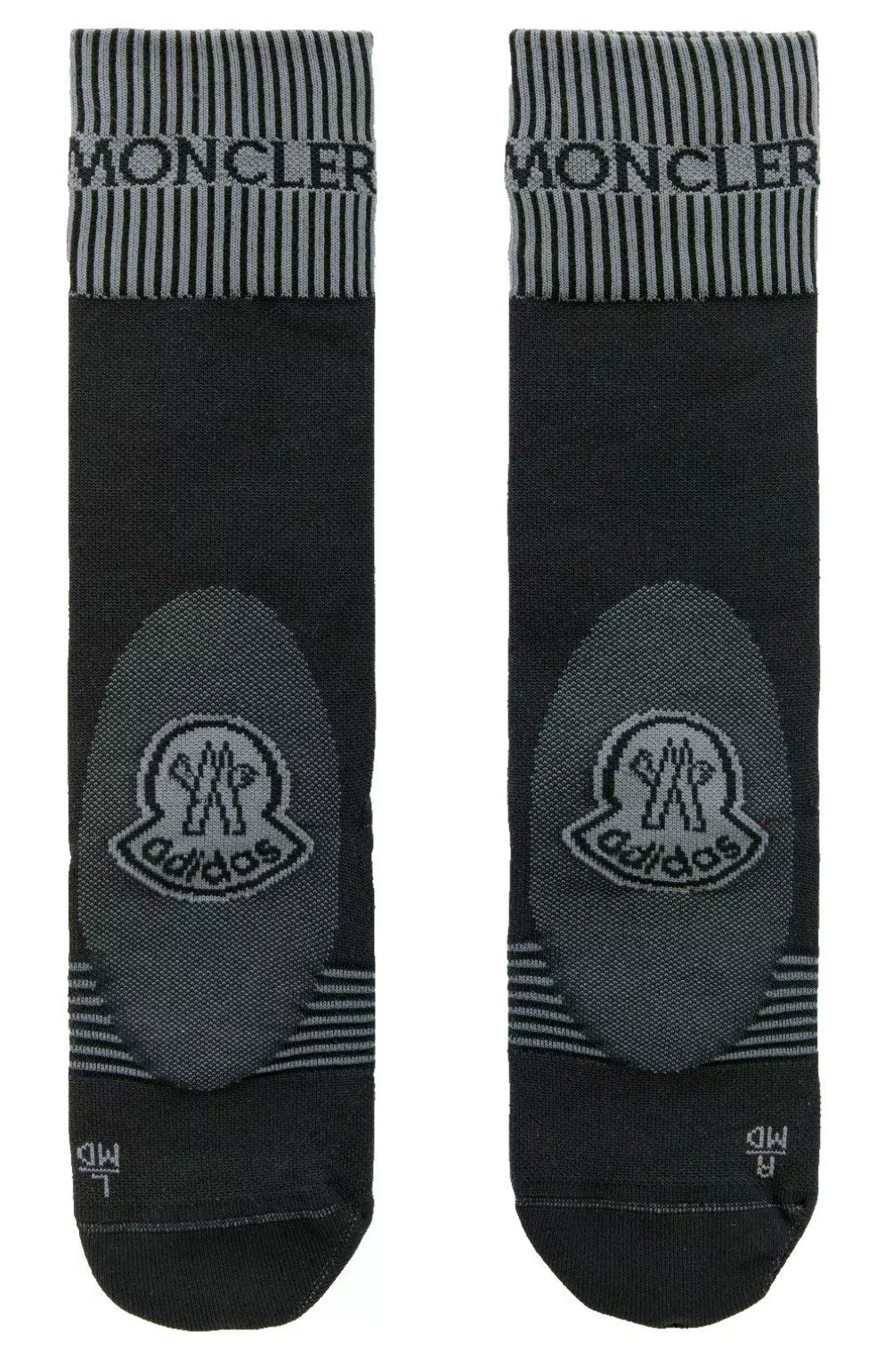 MONCLER Freizeitsocken Genius Linie Socken Materialmischung aus Mesh und Rippstrick