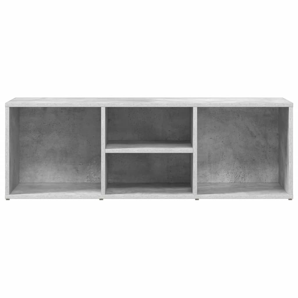 furnicato Schuhbank Betongrau 105 x 35 x 35 cm aus Holzwerkstoff (1-St), Sitzbank mit 4 Fächern für Ordnung im Flur oder im Schlafzimmer