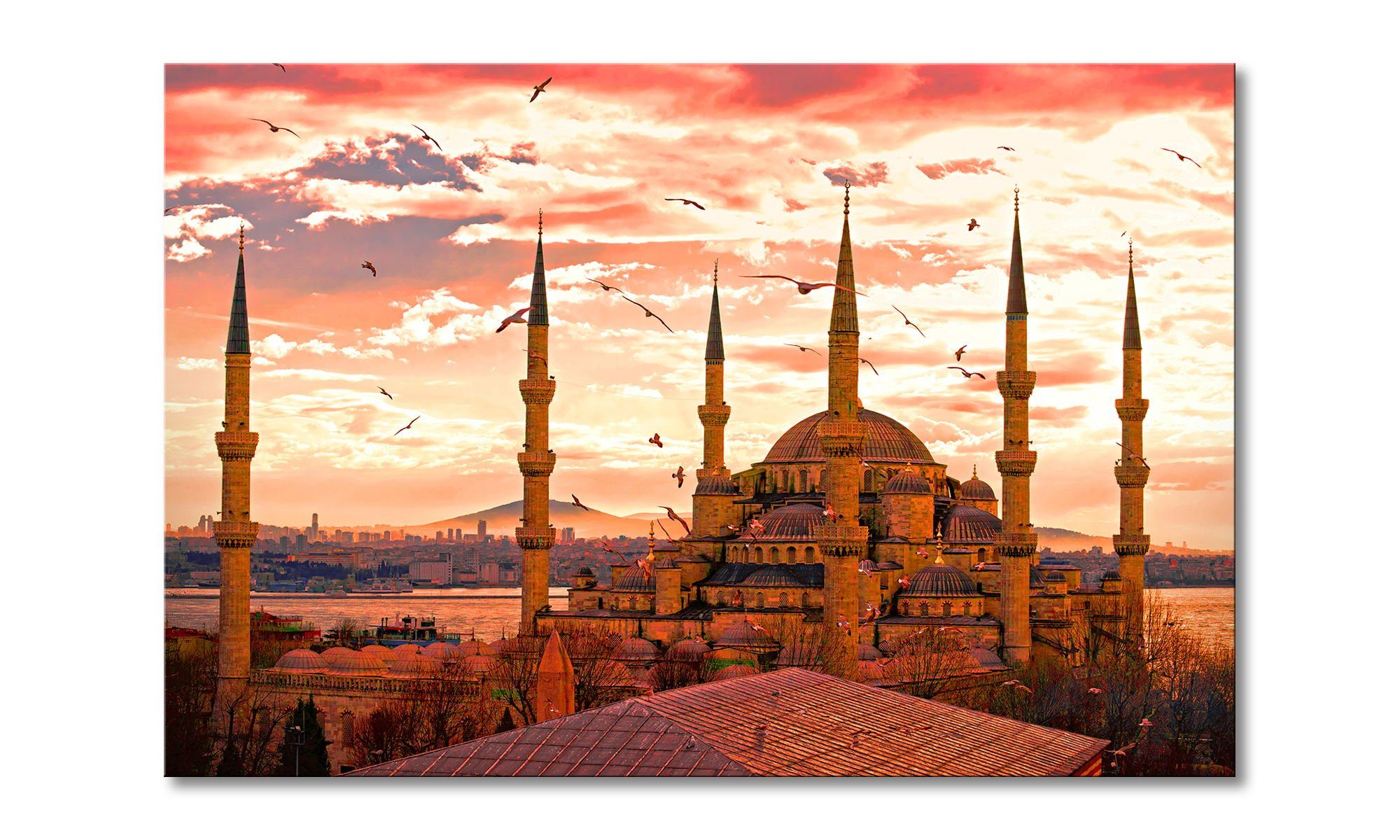 WandbilderXXL Leinwandbild Blue Mosque, Istanbul (1 günstig online kaufen