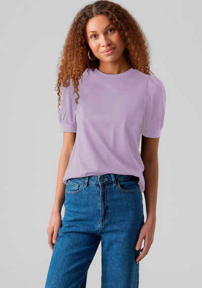 Vero Moda T-Shirt VMKERRY 2/4 O-NECK TOP VMA JRS NOOS mit Rundhalsausschnitt